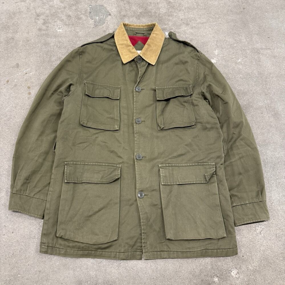 VINTAGE FIELD AND STREAM BARN CHORE HUNTING FLANNEL LINED WORK COAT SIZE MEDIUM